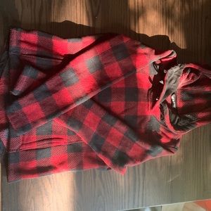 Buffalo Plaid North Face Hoodie